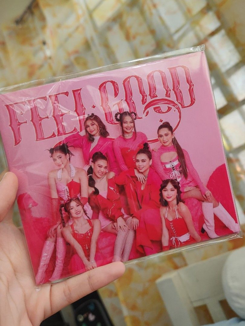 Original BINI Feel Good CD (Category: CDs & DVDs) located in Lingayen. Submitted by brulee21 (Listing ID 1307097754, Image 1). Description: Extra Copy bought from CD's Atbp. No Photocard included -450 Inclusions: -CD -Stickers -Lyric Booklet with photocard Mikha - 800 Maloi - 800.