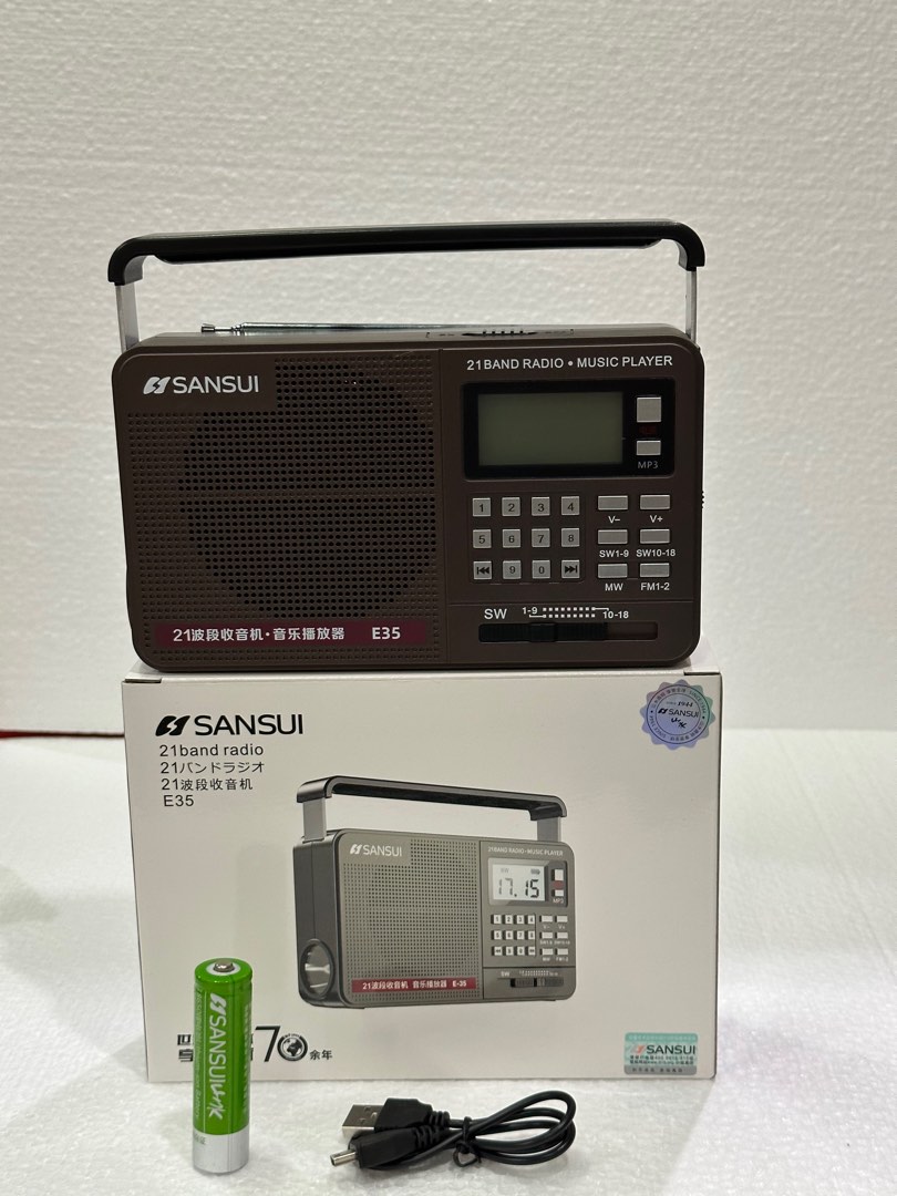 Original Sansui AM/FM Radio, Audio, Portable Music Players on Carousell