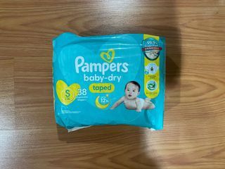 Pampers Small diapers taped