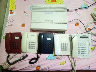 Panasonic PABX KXTES328 with phones set