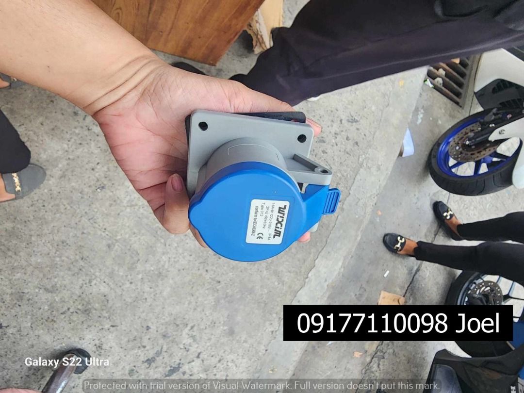 PANEL SOCKET STRAIGHT (Category: Construction & Building Materials) located in Manila. Submitted by joeyroque09 (Listing ID 1307100014, Image 1). Description: Panel Socket Straight Specs: 32amp 3P Blue 323-6 Price: 350/pc.