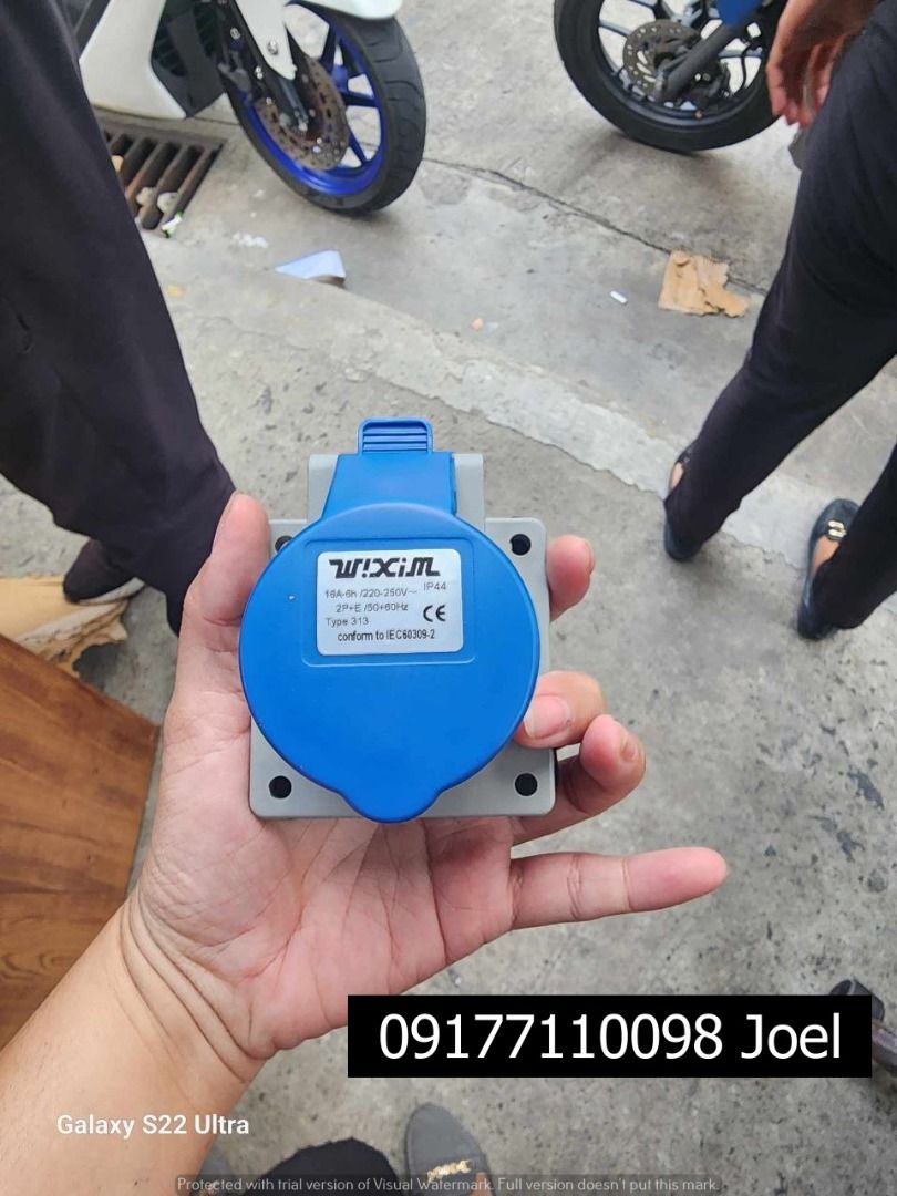 PANEL SOCKET STRAIGHT (Category: Construction & Building Materials) located in Manila. Submitted by joeyroque09 (Listing ID 1307100014, Image 3). Description: Panel Socket Straight Specs: 32amp 3P Blue 323-6 Price: 350/pc.