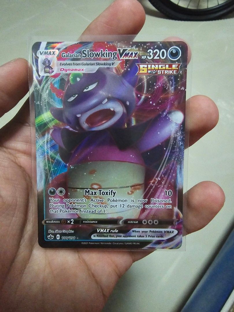 Pokemon card tcg Galarian Slowking, Video Gaming, Gaming Accessories, Game  Gift Cards & Accounts on Carousell