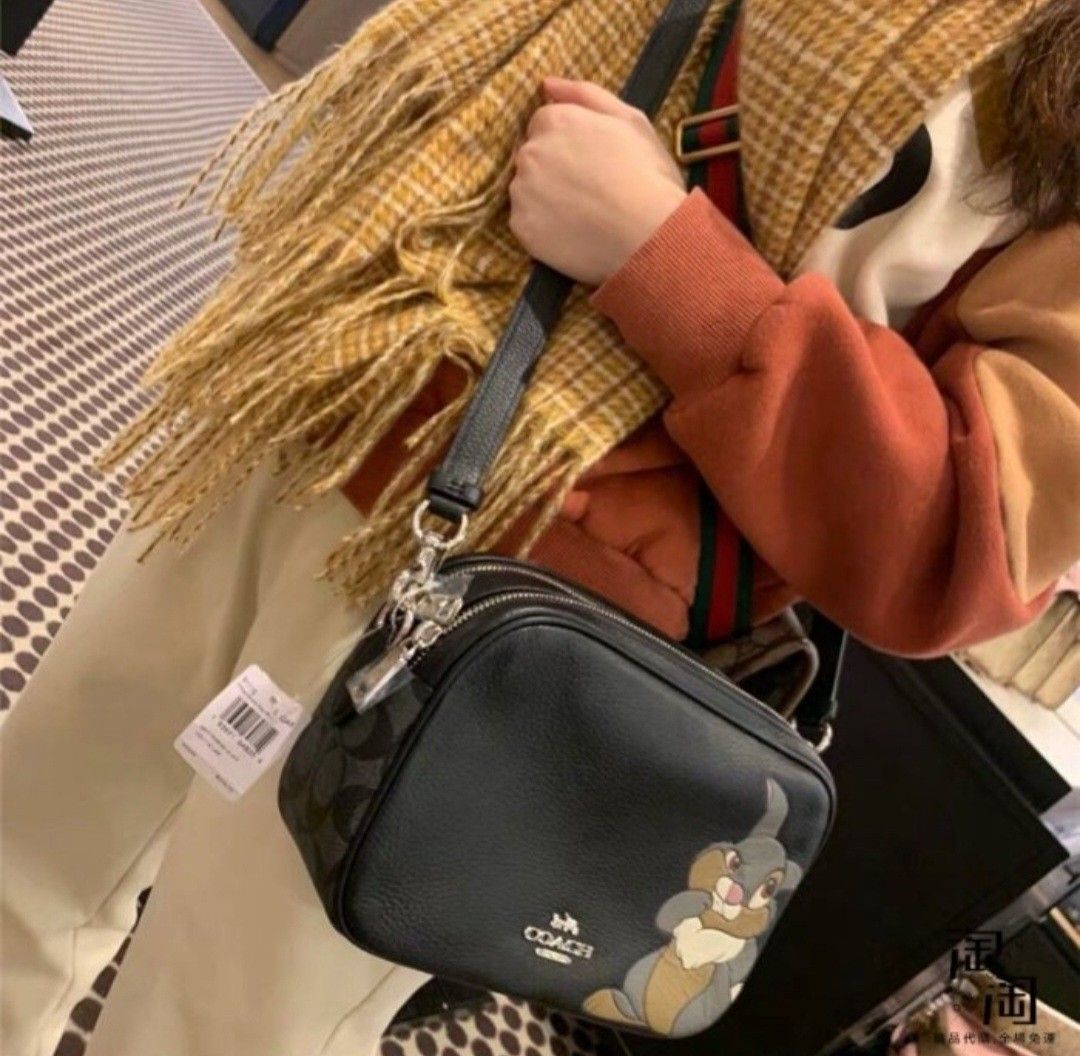 Disney x coach camera bag with thumper deals