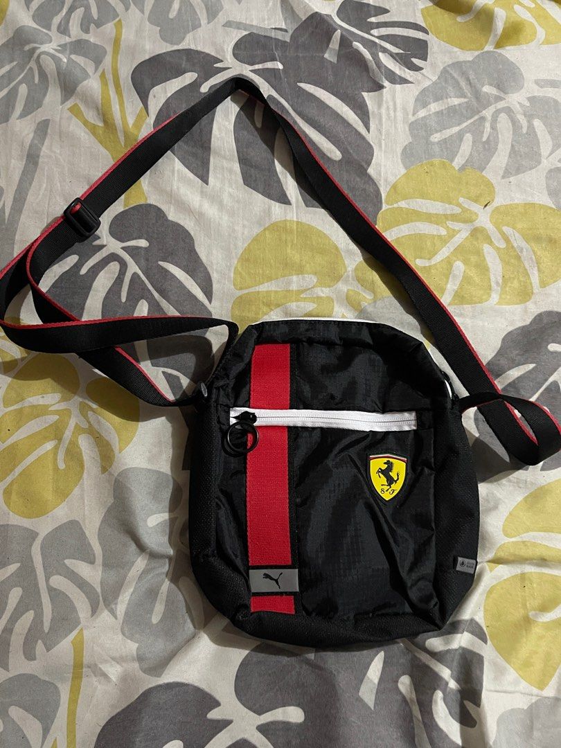 Puma x Scuderia Ferrari Collaboration Large Portable Bag Men s Fashion Bags Sling Bags on Carousell