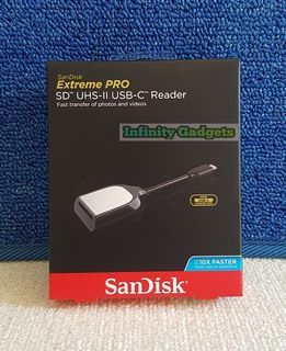 SanDisk Extreme Pro SD UHS-II USB-C Card Reader High Speed SD Card Reader Type-C SDDR-409
