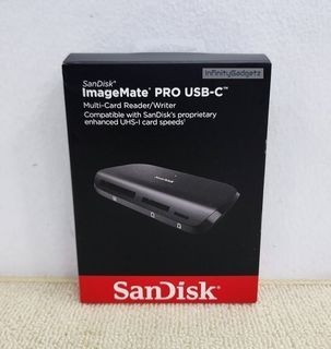 SanDisk ImageMate PRO USB-C Multi-Card Reader Writer Reads Micro SD SD and CF Cards SDDR-A631