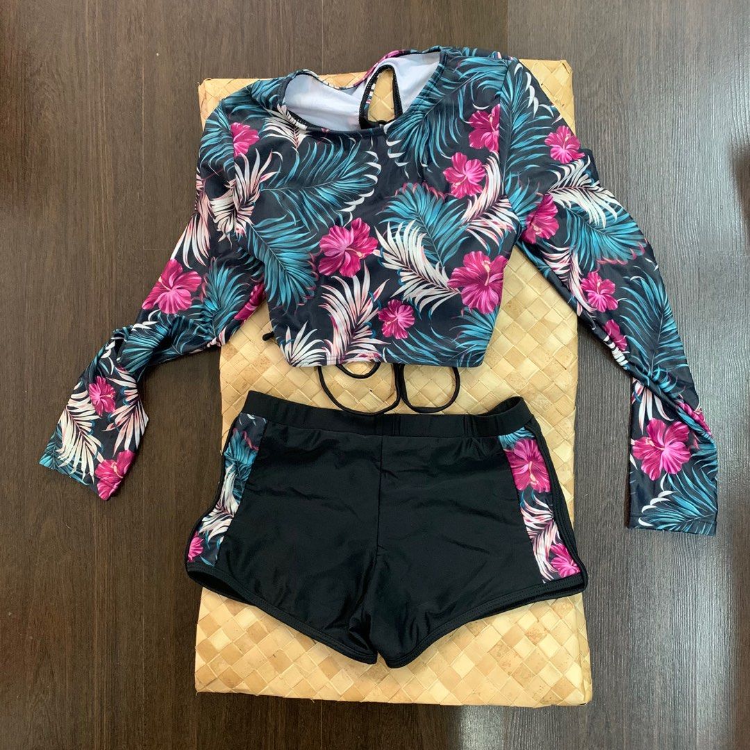 Shein Rash Guard Shorts Set (Category: Bikinis & Swimsuits) located in Manila. Submitted by thebookclubz (Listing ID 1307166043, Image 1). Description: .