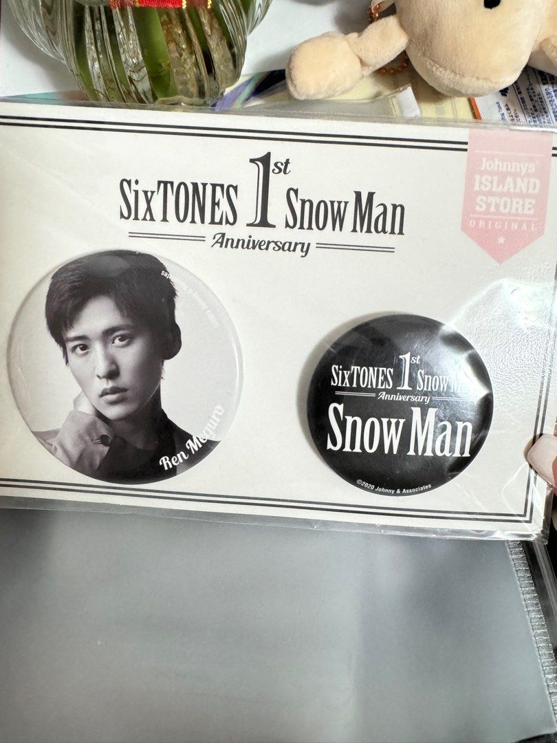 SnowMan 目黒蓮 缶バッジ 缶バッチ 目黒蓮 1st Anniversary 缶バッジ