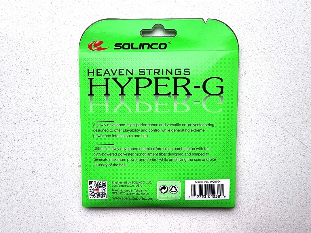 Solinco Hyper-G 18 1.15mm 200M Reel - W & D Strings