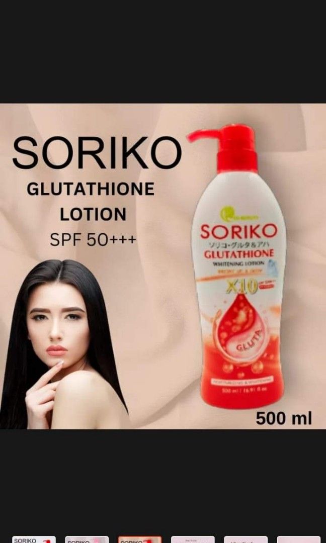 Soriko glutathione lotion, , , - - Carousell Soriko glutathione lotion, , , - - Carousell