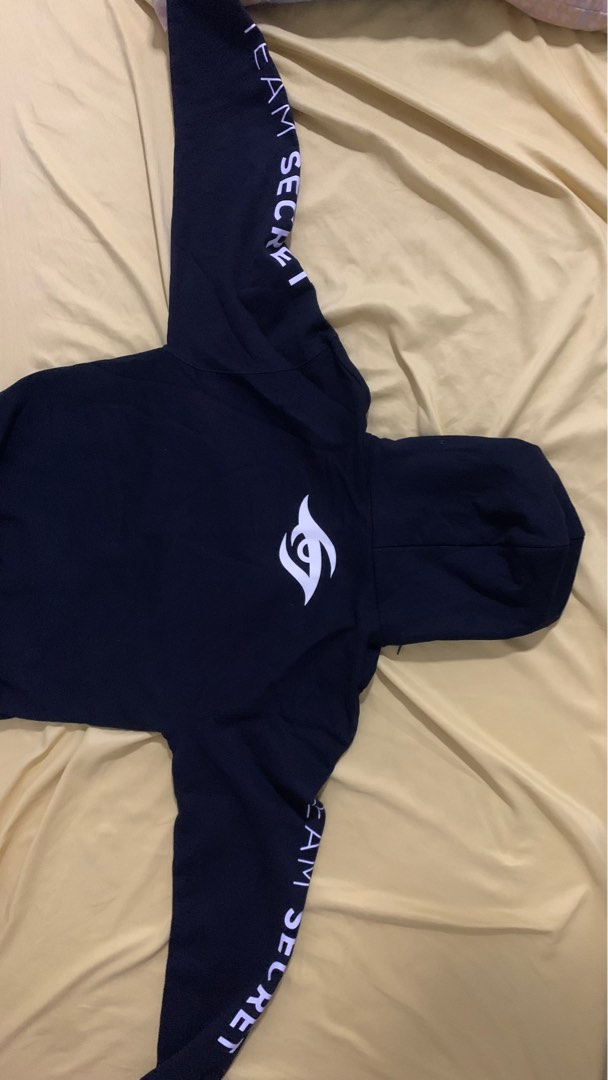 Team Secret X Champion hoodie black Men s Fashion Tops Sets Hoodies on Carousell