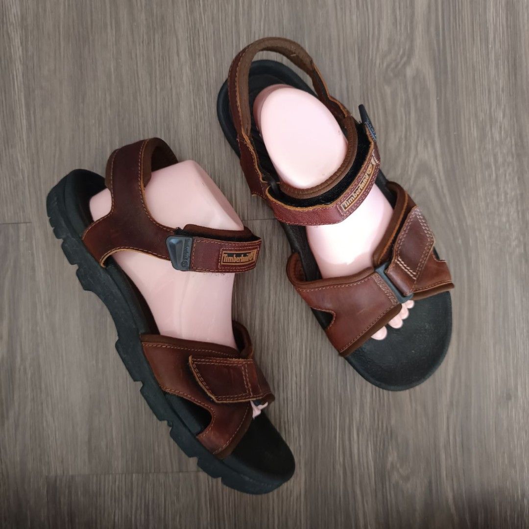 Timberland leather sandals clearance