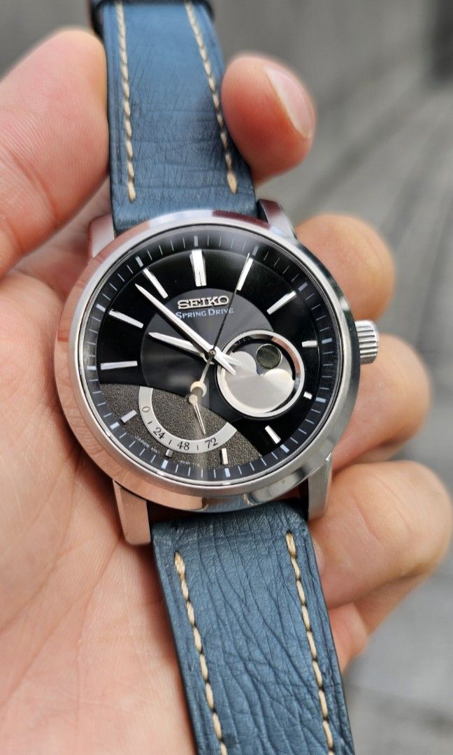 Seiko Heritage Grand Seiko Moon Phase Full Set] Seiko SNR017