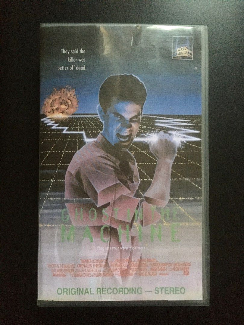 VHS - Ghost in the Machine (1993) (VHS Tape / Video Tape), Hobbies & Toys,  Music & Media, CDs & DVDs on Carousell