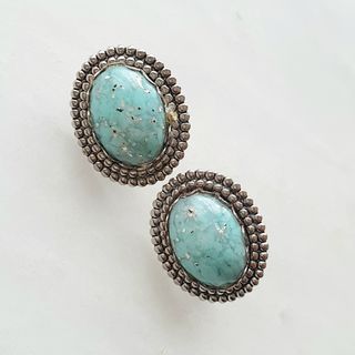 Vintage Unsigned Silver Tone Earrings