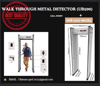 Walk through metal detector Model : UB500
