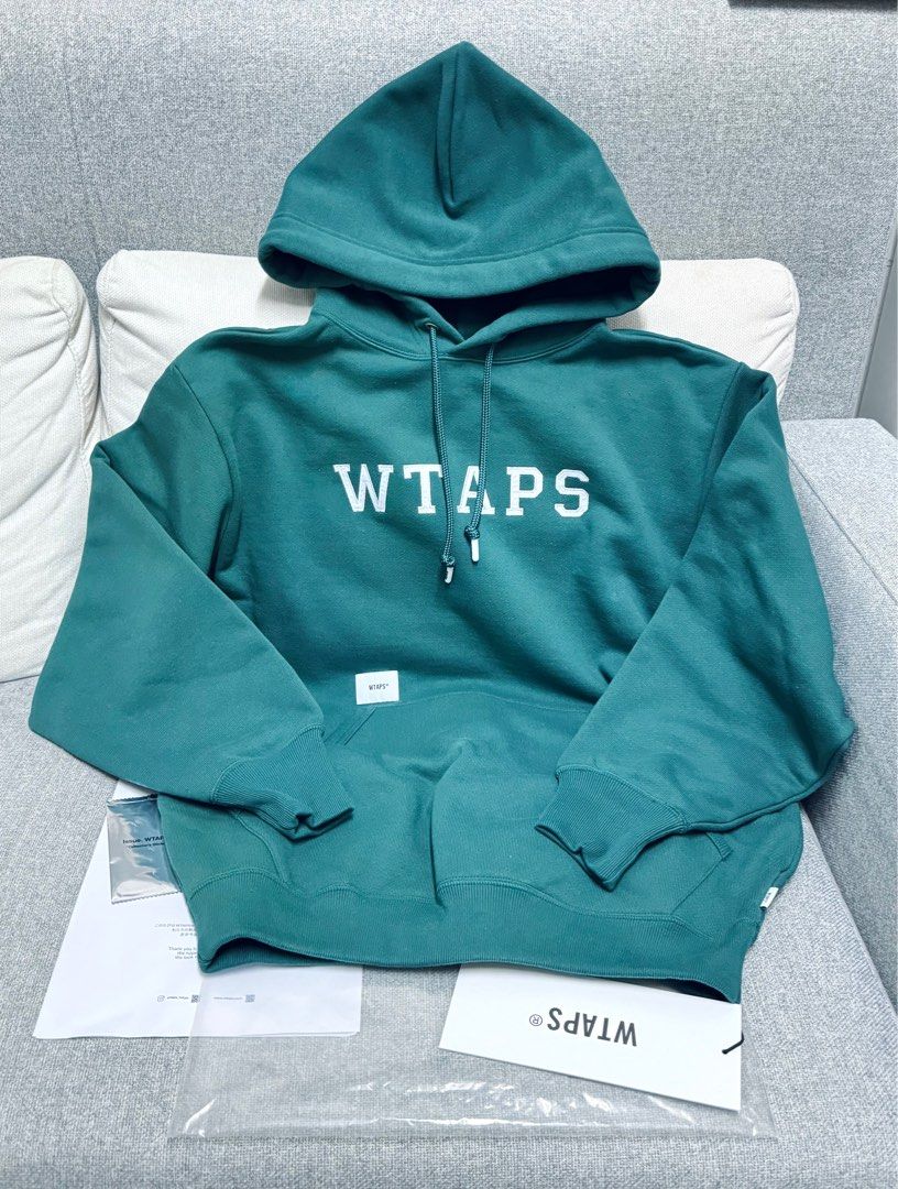 魅力の SIGN WTAPS 24SS HOODY 緑 L TSSC COTTON トップス - bocaro.co