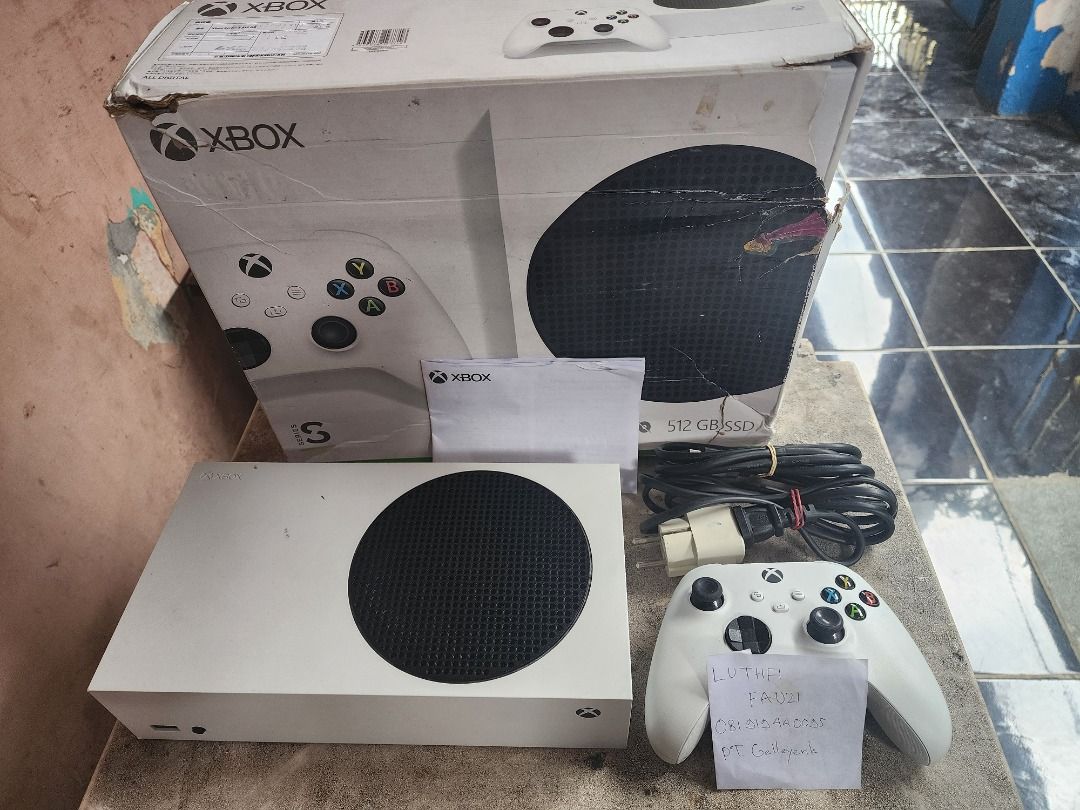 Xbox Series S White 512GB SSD 120FPS Fullset Bukan PS5 13, Video Game