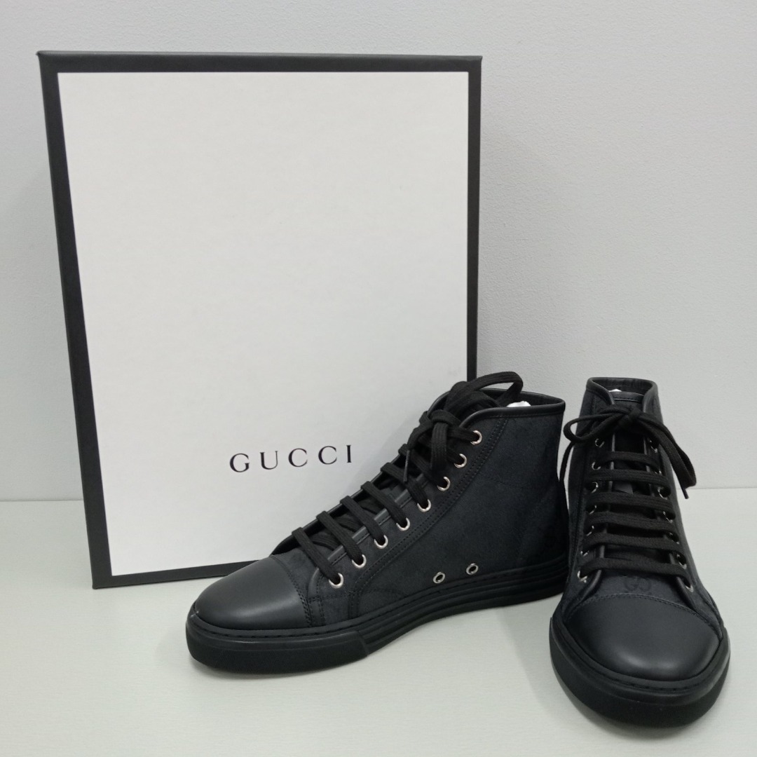 247003002 GUCCI SHOES SNEAKERS 426188 DARK BLUE SIZE 6 Luxury Sneakers Footwear on Carousell