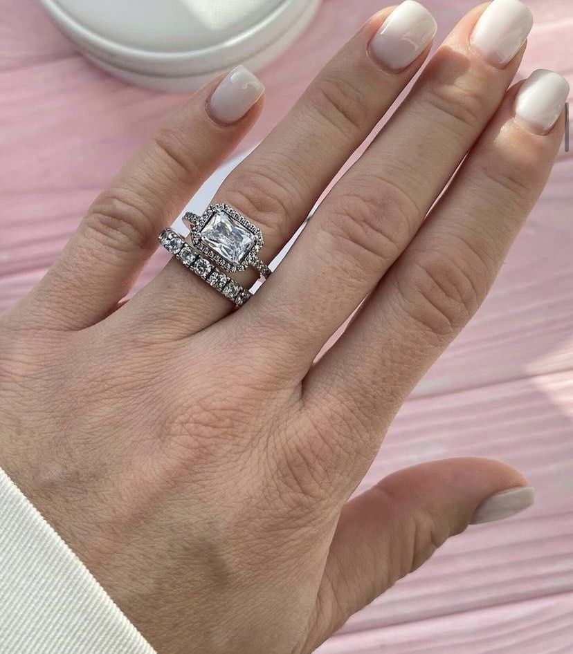 Pandora rectangle ring deals