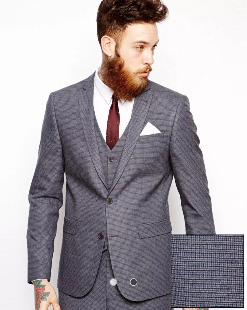 Asos houndstooth coat store