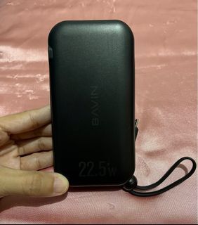 BAVIN Powerbank 10000 mAh (PC032) 22.5W with Built-in Cables and US Plug