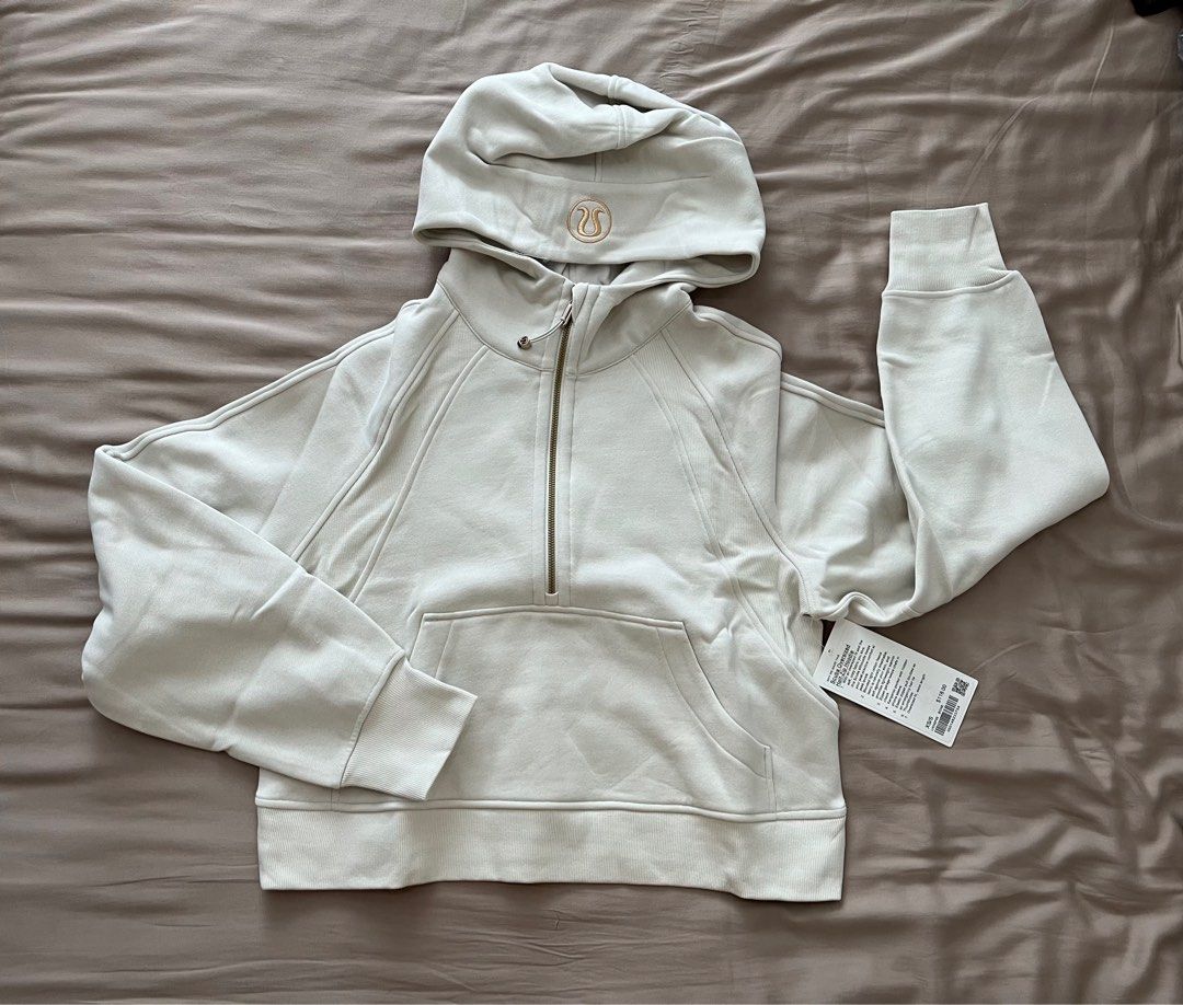 BNWT: Lululemon Scuba Oversized Half-Zip Hoodie XS/S - BONE W
