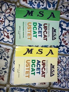 (Bundle) MSA College Admission Text Books