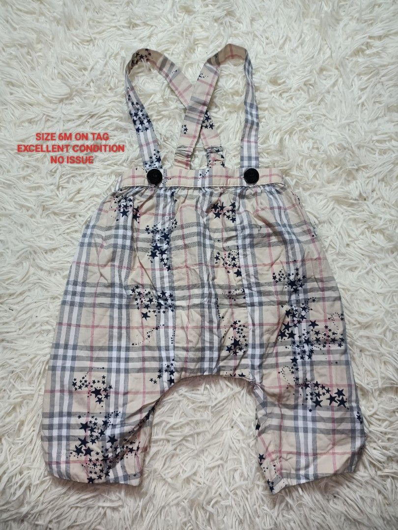 Burberry overall baby online
