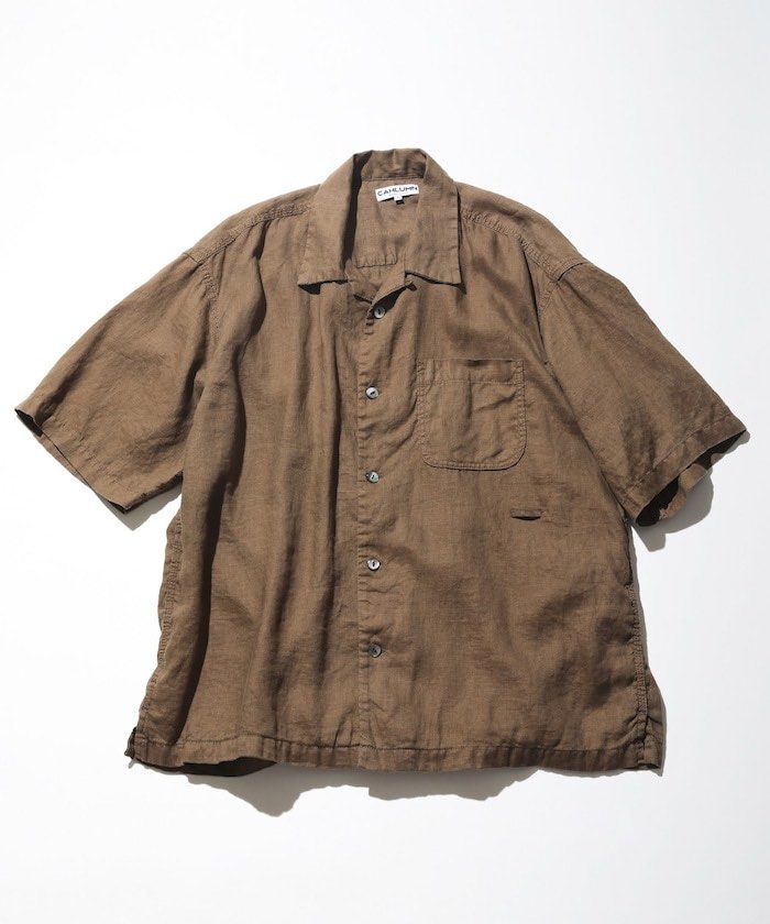 SEESEE OPEN COLLAR SHIRT XL 深め ennoy S.F.C