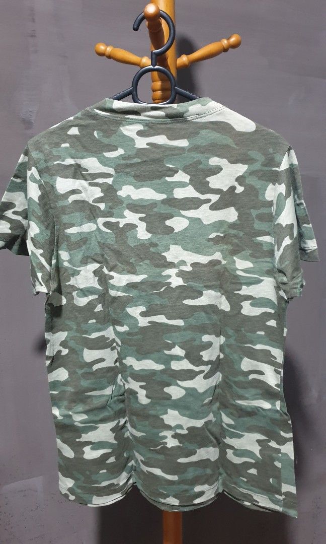 Camouflage Shirt, Men's Fashion, Tops & Sets, Tshirts & Polo Shirts on