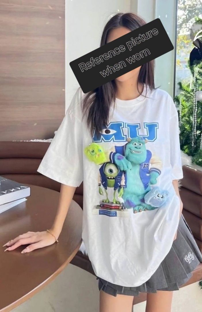 Carebear oversized tshirt (Baby pink), Women's Fashion, Tops