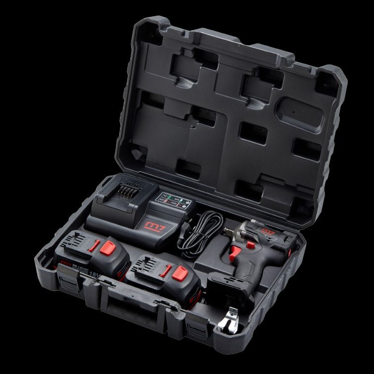 Cordless Impact Wrench (Category: Construction Tools & Equipment) located in Cavite. Submitted by ed_012 (Listing ID 1307240850, Image 2). Description: Cordless Impact Wrench ½" Brand: M7 Model: DW-404A Max. Torque 900 (Nm) / 660 (ft-lb)v Net Weight 4.22 Impact Rate 0-1150 / 0-1700 / 0-2300 / 0-2500 (IPM) Rating Voltage 18 (V) FEATURES √ 4 speed power selection provides precise fastening control. icon √ Reverse loose stop mode. icon √ Bare tool o
