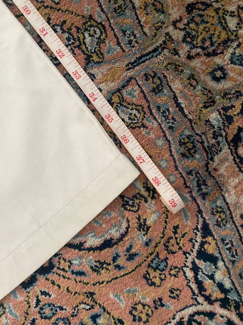 Crocodile Light Beige Trousers (Category: Trousers) located in Pasig City. Submitted by AndyY (Listing ID 1307298159, Image 3). Description: 34 Waist 37.5 Length Issue with stitching under crotch .
