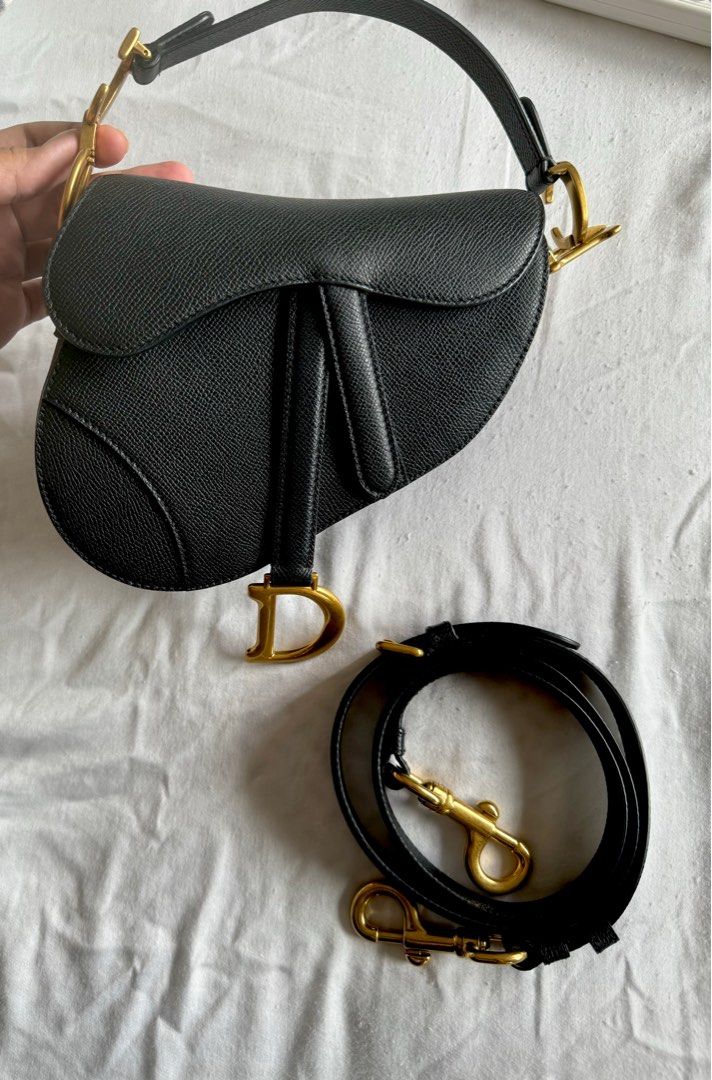 Dior Mini Saddle with Strap Women s Fashion Bags Wallets Cross body Bags on Carousell