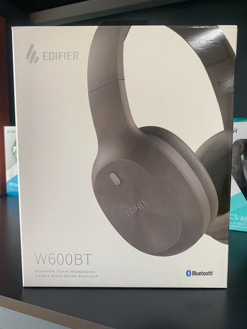 Edifier W600BT Bluetooth Wireless Stereo Over-Ear Headphones Grey (Category: Headphones & Headsets) located in Pasig City. Submitted by technofuseofficial (Listing ID 1307359866, Image 1). Description: Edifier W600BT Bluetooth Wireless Stereo Over-Ear Headphones Grey Specification Bluetooth: V5.1 Weight: 168g Driver: Φ40mm NdFeB Charging Time: 3 hours Charging Port: USB-C (Type-C) Playtime: 30 hours Bluetooth V5.1 ensures stable connection 40mm N