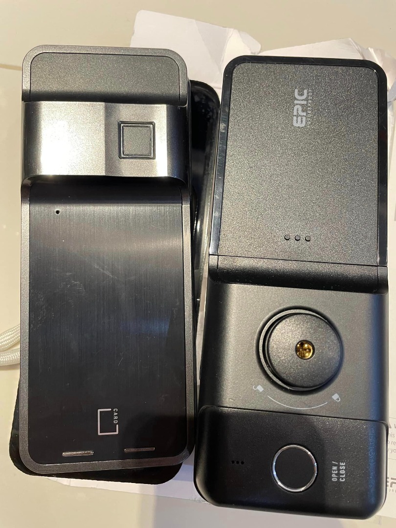 Epic 6G Pro Gate Digital Lock (Dual Fingerprint), Furniture & Home ...