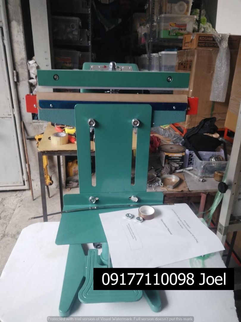 FOOT STAMPING SEALER MACHINE (Category: Construction & Building Materials) located in Manila. Submitted by joeyroque09 (Listing ID 1307279119, Image 1). Description: Foot Stamping Sealer Machine Specs: 14” x 8mm .