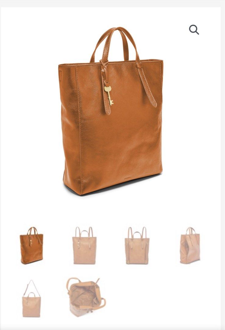 Fossil Camilla Convertible Backpack Tan