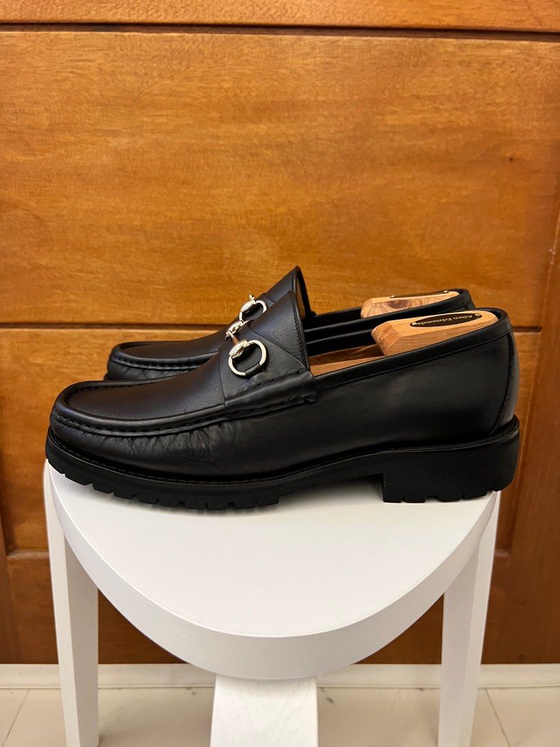 Gucci lug sole loafers deals