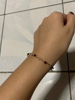 Handmade Swarovski bangle bracelet