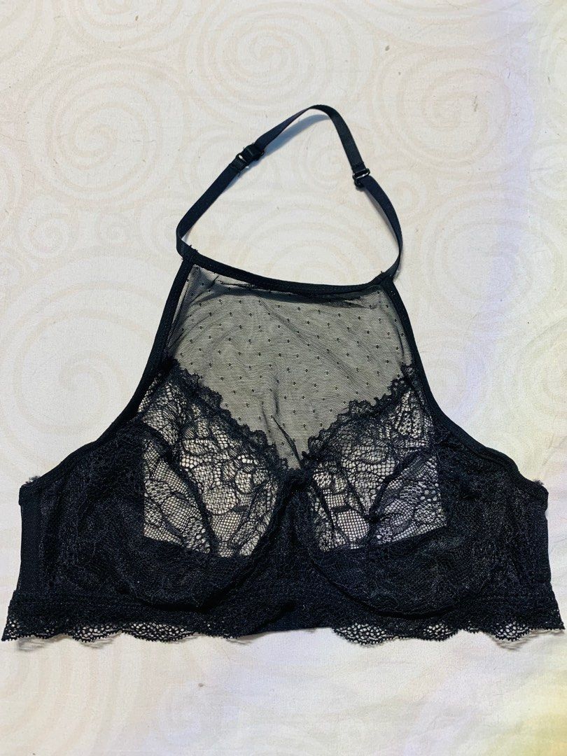 H&M lacey halter bra (Category: Undergarments & Loungewear) located in Quezon City. Submitted by ron_s (Listing ID 1307337083, Image 1). Description: Unused Not padded No issues.