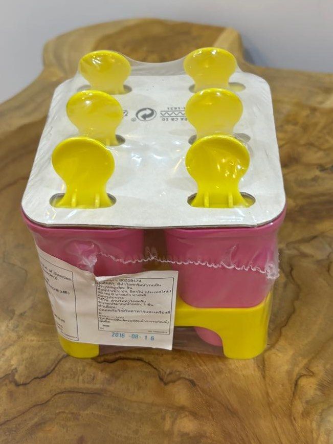 IKEA ice cream mold Ice lolly maker Ikea Chosigt Ice Pop Popsicle Maker Mold Frozen Fruit Juice Smoothie Ice