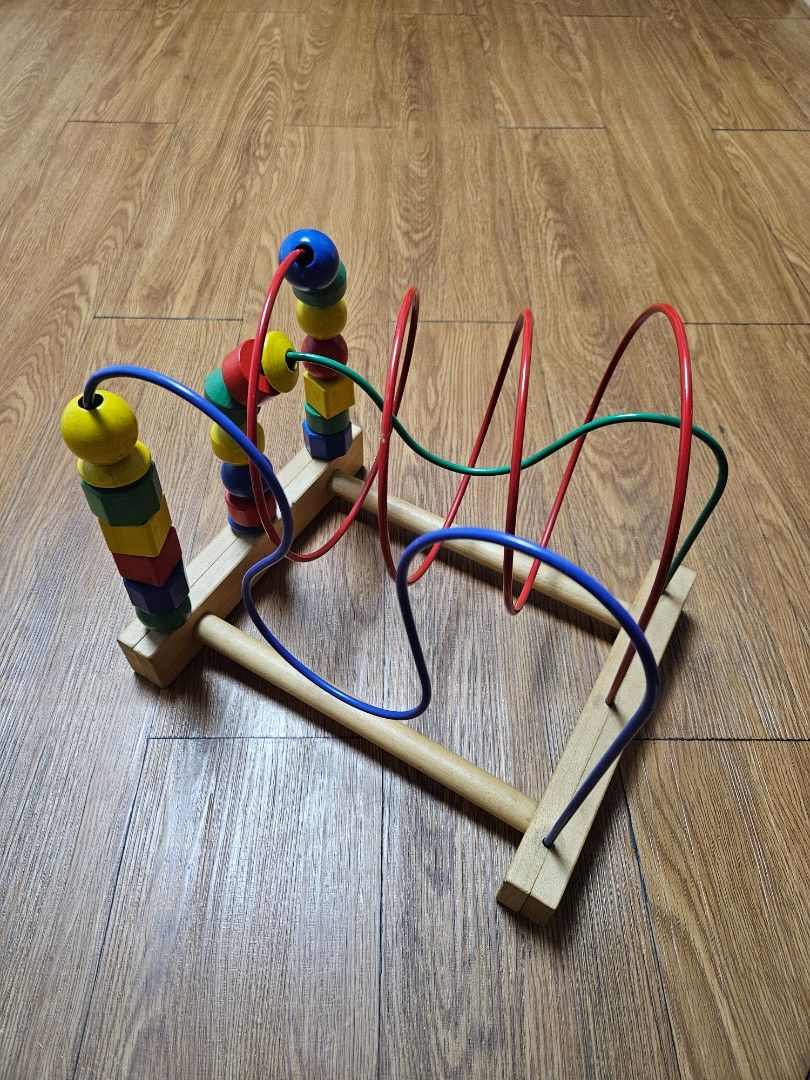 Wooden bead maze toy ikea store