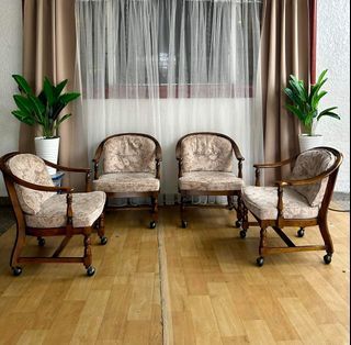 Imported Solid Wood Sofa Set Karimoku Brand  from Japan