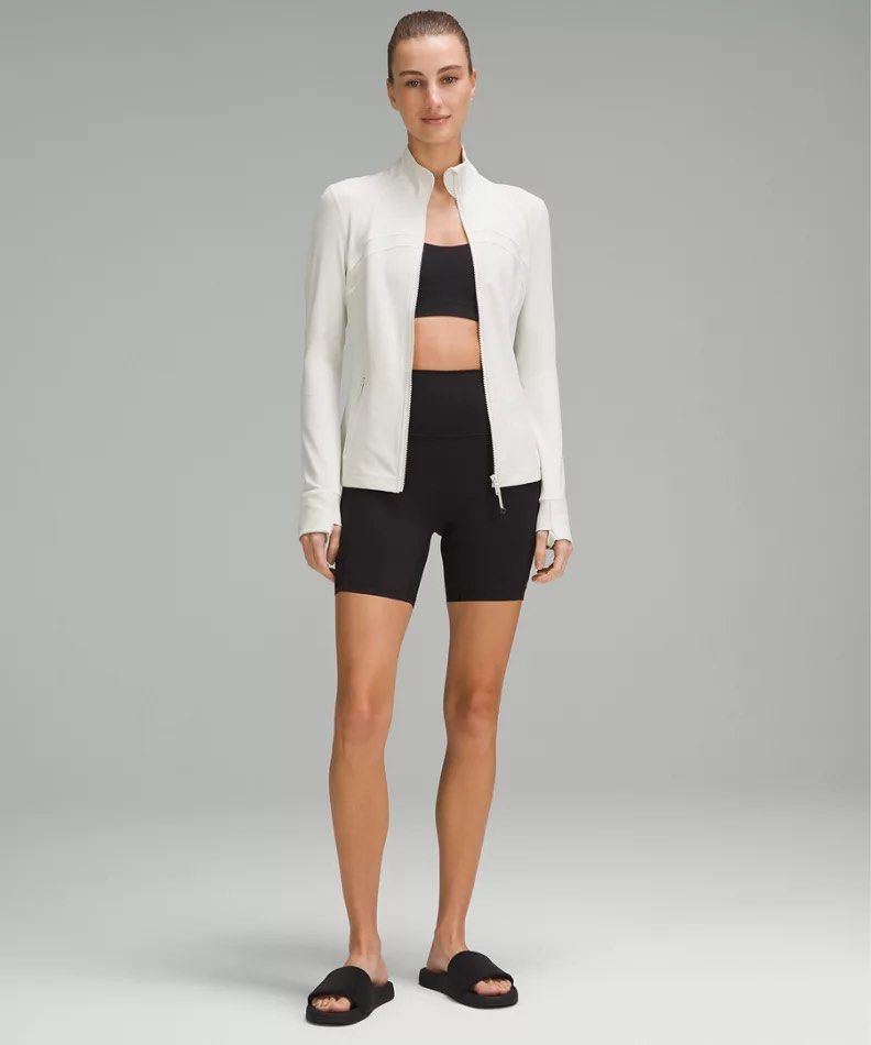 INSTOCK all sizes lululemon define jacket nulu bone black Women s Fashion Coats Jackets and Outerwear on Carousell