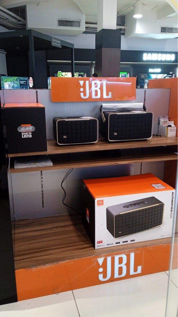 JBL PARTY BOX AND SOUND BAR (Category: Soundbars, Speakers & Amplifiers) located in Quezon City. Submitted by maryann5721 (Listing ID 1307343355, Image 2). Description: JBL PARTY BOX AND SOUND BAR SPEAKER Partybox Partybox110 SRP 20,999 Cash 16,400 Partybox310 SRP 29,999 Cash 23,000 PARTYBOX ON THE GO SRP 21,999 Cash 17,000 PARTYBOX710 SRP 39,999 Cash 30,600 PARTYBOX ENCORE SRP 22,999 Cash 17,700 PARTYBOX ENCORE ESSENTIAL SRP 16,999 Cash 13,400 B