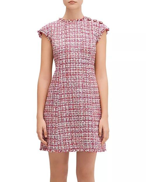 Kate Spade Tweed Dress (Category: Dresses) located in Kalibo. Submitted by thingzzss (Listing ID 1307296527, Image 2). Description: •Fits true to size, order your normal size • Designed to hit above the knee • Approx. 35.0” long, based on a size 2/xsmall • 33.5” bust, 26” waist, 36” hip, wearing a size 2/xsmall.