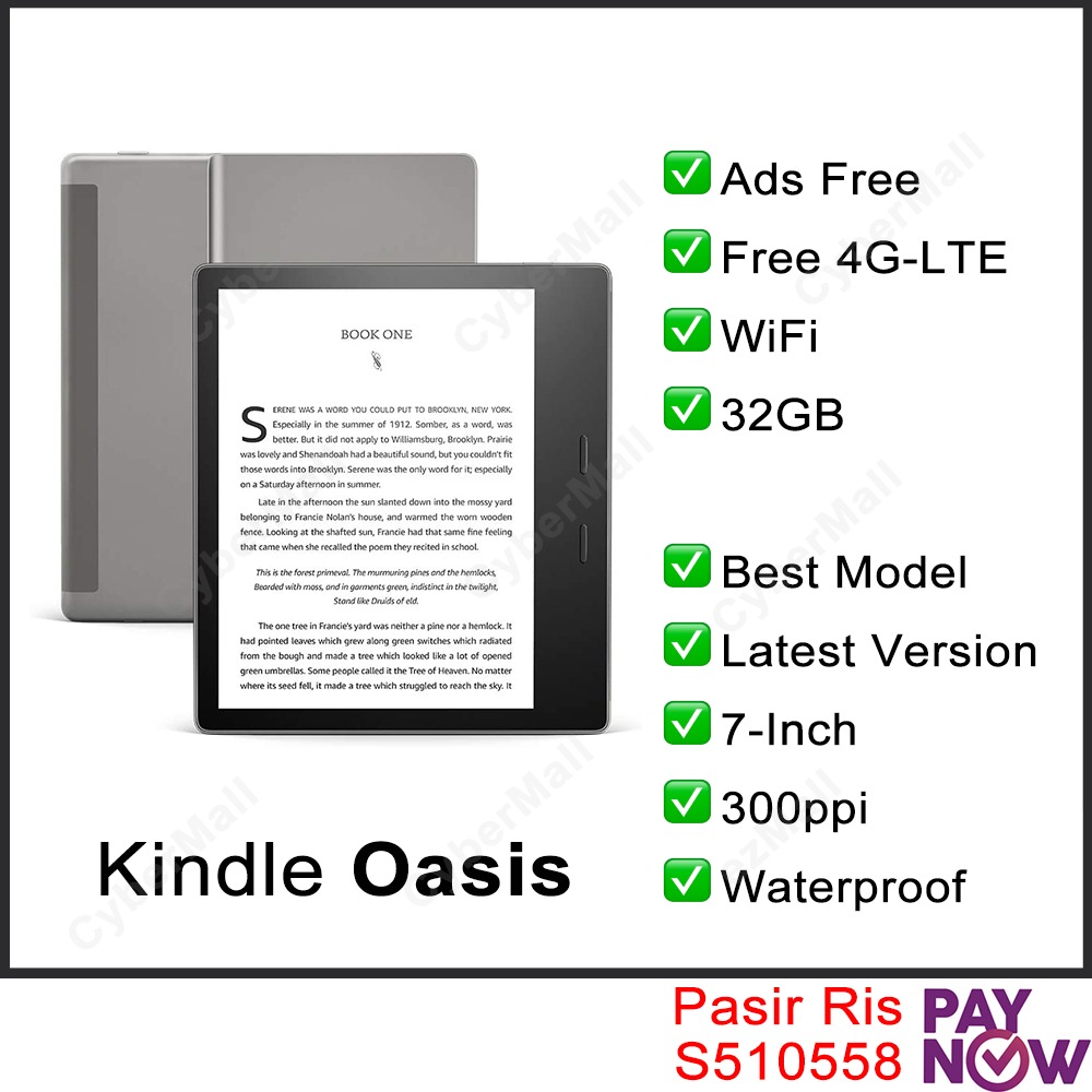 Kindle Oasis 10世代 32GB 広告なし Wi-Fi + LTE（Amazon Kindle